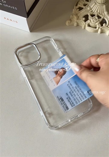 Sturdy Clear Phone Cases for Polaroid Pics