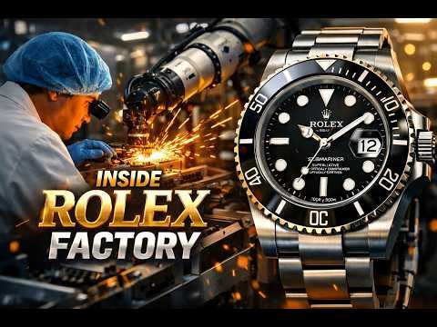 Inside Rolex Factory – How $10,000 Watches Are Made (Full Process).