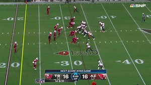 Russell Gage brushes off multiple tacklers on physical 13-yard catch and run