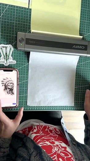 AIMO T08FS WIRELESS TATTOO TRANSFER STENCIL PRINTER | Discount Code: INKSOUL