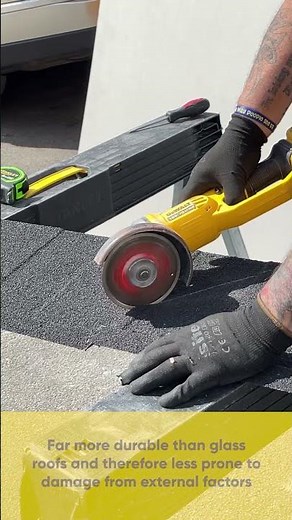 Replacing a polycarbonate conservatory roof with a solid tile roof replacement.