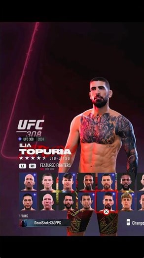 UFC 5 Worst Character Models #ufc5 #ufc5gameplay #ufc #mma #shorts