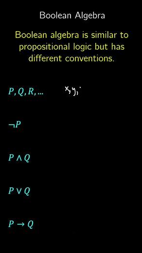 Learn boolean algebra quickly. #discretemath #logic #computerscience