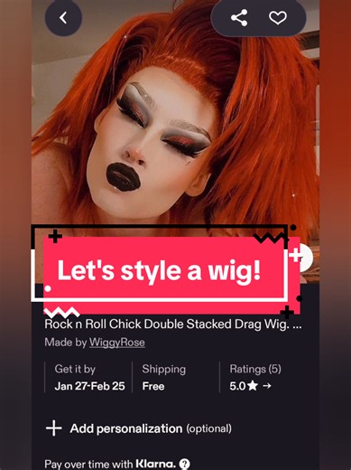 Let's style my Rock N Roll Chick Double Stack Drag Wig! Products used: 2 red wigs Wig head Pearl pins Steamer Teasing brush Paddle Brush Wig thread and needle @mondayhaircare Sleek Hold Hairspray and a hairdryer! Check out my etsy at the link in my bio today!