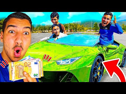LE DERNIER QUI SORT DE LA VOITURE DE LUXE GAGNE 500€ EN CASH ! 😈
