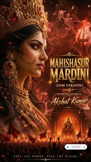 Mahisasur Mardini (EDM Mix) | Aigiri Nandini | Maa Durga EDM Remix 2026 | Official Audio #shorts
