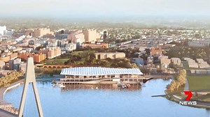 16K views · 104 reactions | Blackwattle Bay: The final design of Sydney's new fish market has been unveiled with the $250m harbour-side precinct to feature a roof inspired by fish scales. The new market will be located nearby the current Pyrmont precinct and will feature a timber and aluminium roof. www.7plus.com.au/news #FishMarket #7News | 7NEWS Sydney | Facebook