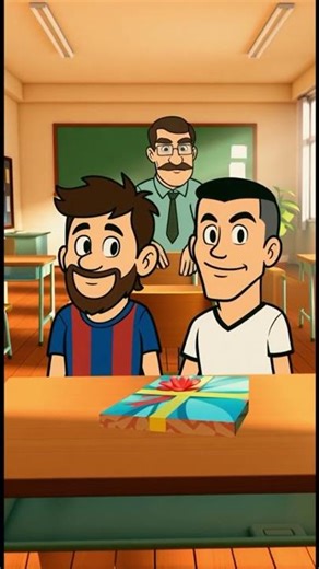 The Gift Box Exploded and Turned the Teacher BLUE!