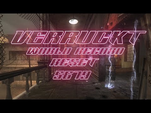 Cod Zombies - Verruckt World Record Reset Round 5679