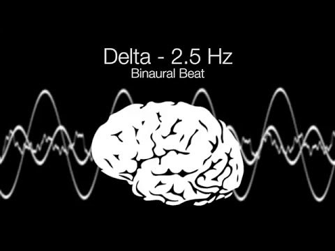 'Relaxing Endorphines' Delta Binaural Beats - 2.5Hz (1h Pure)