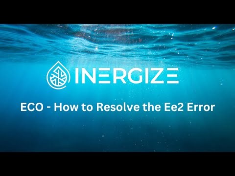 ECO - How to Resolve the Ee2 Error