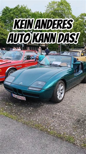 Only the BMW Z1 had this! #classiccar #youngtimer #bmw #cars #classiccarmeet