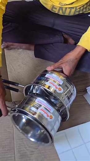 stainless steel pan making #fectory #stainlesssteel #pan #trending #howto
