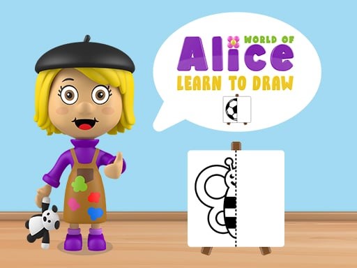 Play World of Alice   Learn to Draw | Free Online  Games. KidzSearch.com