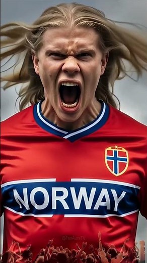 Norway’s World Cup Photoshoot Unleashed Haaland The Viking... ⚔️🇳🇴