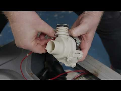 How to replace the drain pump on a Hotpoint washer dryer
