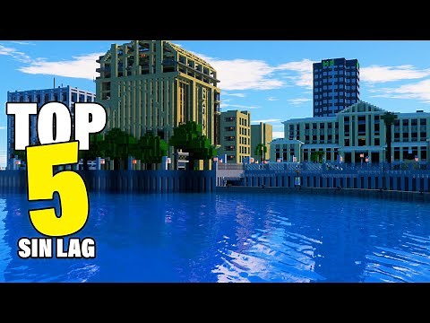 TOP 5 SHADERS para MINECRAFT 1.16.5 SIN LAG | Shaders Bajos recursos