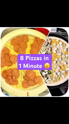 8 Pizzas in 8 Minutes 😮 #shorts #ytshorts #pizzalover #cheeselovers #pizza #germany