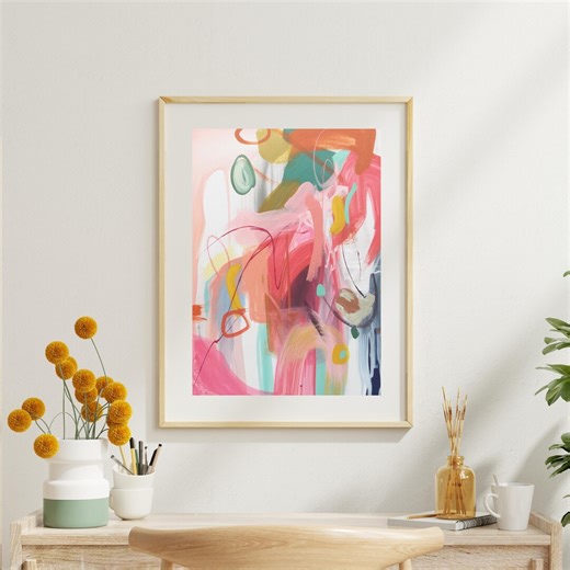Abstract Wall Art Gallery Wall Decor Printed and Shipped - Etsy
