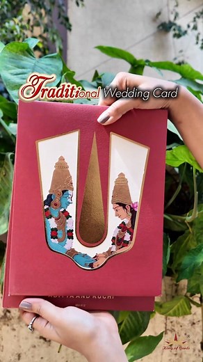 7.9K views · 106 reactions | Invoke divine blessings with our Traditional Balaji & Padmavathi Wedding Card SKU CODE - KBM05120 Traditional wedding card, Balaji Padmavathi card, South Indian wedding invitation, Balaji theme card, Premium card, Wedding Card, Balaji story, Balaji theme, Wedding Card online, Ambani card, Marriage card] #Balajithemecard #WeddingCards #bespokeinvitations #premiumcard | King of Cards - India's No. 1 Wedding Invitation Portal | Facebook