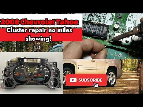 How to remove and fix Electronic Issues Instrument Cluster 2007-2010 Chevrolet Tahoe/silverado