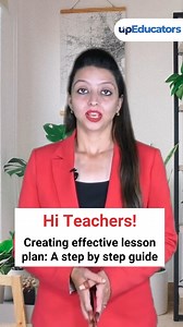 Master the Art of Lesson Planning with this Step-by-Step Guide for Teachers!✨🙌 #teacher #teachersofinstagram #teacherlife #teachers #teachersfollowteachers #teachergram #teacherappreciationweek #teacherproblems #teachertribe #teachersofinsta #teacherappreciation #teachertraining #teacherslife #teachersofthegram #preschoolteacher #primaryteacher #teacherideas #teacherstatus #teacherofinstagram #highschoolteacher #teacherpreneur #upeducators | upEducators