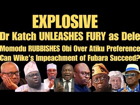 Dr Katch ROASTS Dele Momodu Over Statement on Atiku's Preference, Rubbishing Peter Obi.