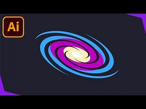 How To Draw A Galaxy In Adobe Illustrator | Outer Space Series