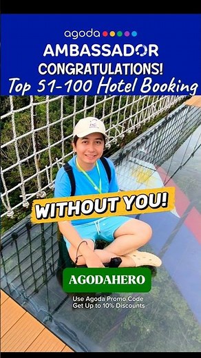 We’re still in Agoda’s Top 100 Ambassadors for June 2026 🙏♥️