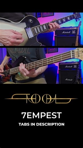 TOOL - 7empest - Guitar and Bass Cover (Tempest)