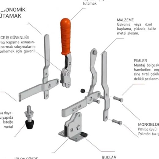 Enigma Clamp Toggle Clamp Klemp Üretimi Her Ölçü ve Boyut için özel imalat
