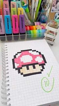 COMO DIBUJAR EL honguito de Mario bros 🍄