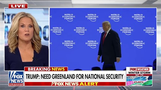 TRUMP'S VISION FOR THE WEST: Martha MacCallum reacts to President Trump's remarks before the World Economic Forum -- including his plans for Greenland, and a stark message for European leadership. | America's Newsroom