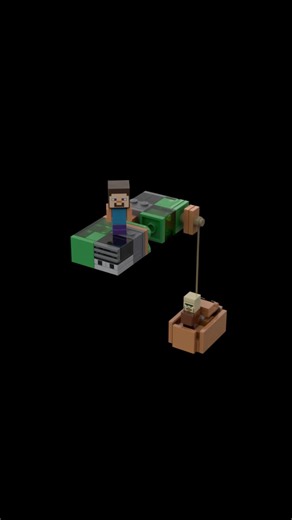 Lego Minecraft flying machine #lego #minecraft #steve