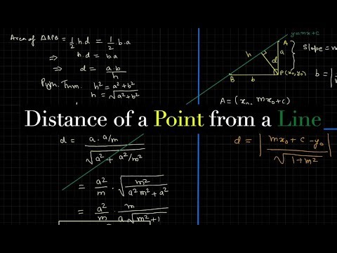Point To Line Distance Formula