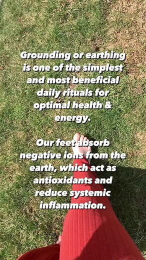 Grounding or Earthing is one of the simplest and most impactful daily rituals you can incorporate for optimal health & vitality. There has been more scientific studies and research that now shows the health benefits, which are extensive. Think of our ancestors and their close intimate connection with the earth versus how separated we’ve become today in modern society. Grounding is an easy way to reconnect with nature and feel more embodied peace. Don’t forget to bring your kids or babies outside