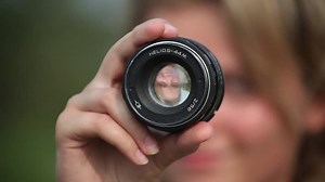 Woman Old Lens Stock Footage Video (100% Royalty-free) 4483310 | Shutterstock