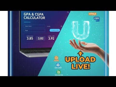 PU GPA & CGPA Calculator | HTML CSS JavaScript Project | Bootstrap 5 + Tailwind