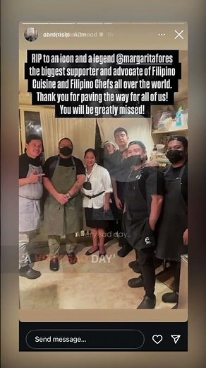 Honoring Margarita Fores’ legacy: Chefs, celebrities, groups pay tribute to late culinary icon