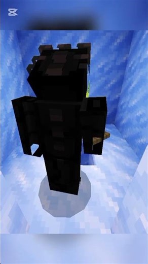 ⛄ Frozen Ice Spike House In Minecraft ❄️🏔️ | Cinematic Short 🎬✨ #minecraft #gaming #shortsminecraft