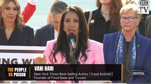 🚨 “WE’RE DONE PRETENDING THIS IS NORMAL” Vani Hari Just Slammed Trump on Behalf of MAHA, Says the Administration is Protecting Bayer/Monsanto:“You cannot tell Americans to eat “real food”  while protecting the cancer-causing chemicals sprayed on it.You cannot stand with families and side with one of the most evil corporations in the world.Let's be honest. We wouldn't be here right now if President Trump didn't sign that executive order. We wouldn't be here right now if they weren't inside this 