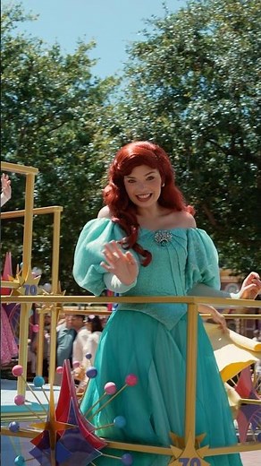 The Ultimate Disney Princess Cavalcade Moment at Disneyland! #disney #magical #shorts