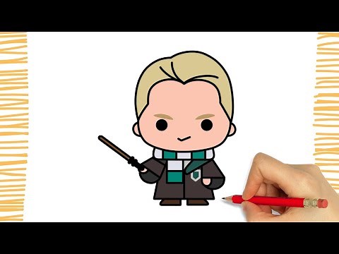 How To Draw a DRACO MALFOY I HARRY POTTER I EASY