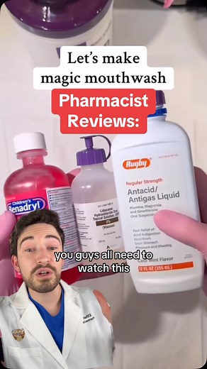 19K reactions · 3.8K shares | HOW TO MAKE MAGIC MOUTHWASH. This was one of the first compounds I made when I was a technician at Walgreens. And if you’ve ever entered a compound into Intercom Plus I think you can agree it’s a huge pain to do. #compounding #compoundingpharmacy #magicmouthwash #millennialrx #pharmacy | MillennialRx | Facebook