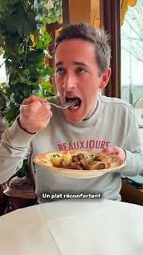 It pays homage to traditional French cuisine