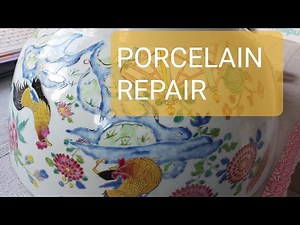 PORCELAIN REPAIR CRACKS WITH MILLIPUT
