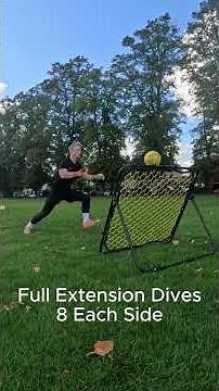 Solo Goalkeeper Training with Rebounder