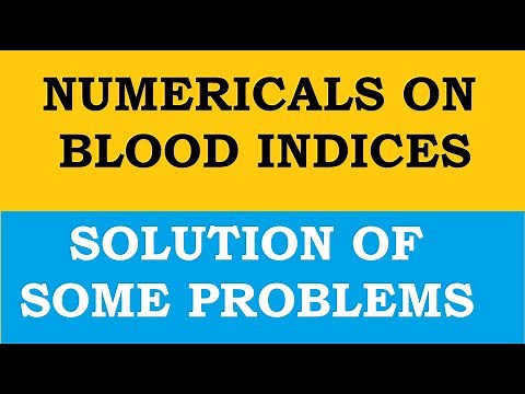 Numerical of Blood Indices | Calculation of PCV, MCV, MCH, MCHC Test | Easy & Tricky formula