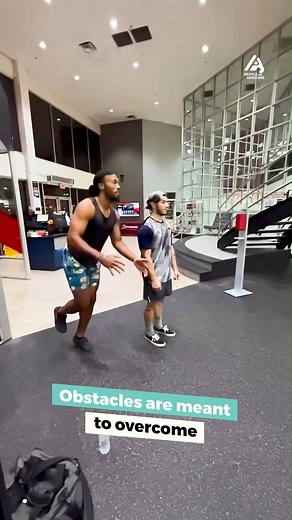 Man Jumps Over Two Guys at Gym #athelete #trainingmotivation #longjump | People Are Awesome