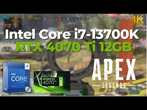 Intel Core i7-13700K \\ NVIDIA RTX 4070 Ti - Apex Legends @4K high settings (32GB RAM DDR5-6000)